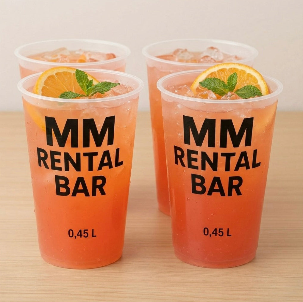 Plastik drinksglas 0.45 l (25 stk.)